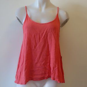 NWT WOMENS PPLA "KONA" CORAL CROP TOP SZ M*